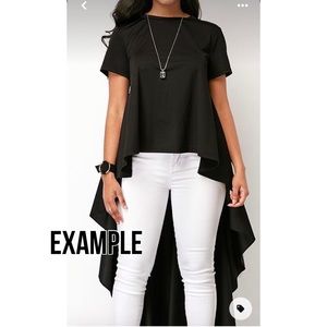 Dark maroon button up long sleeve collar blouse with layers around it